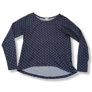 Gap Sweatshirt Size Medium Women's Pullover Thin Lightweight Polka Dots Casual